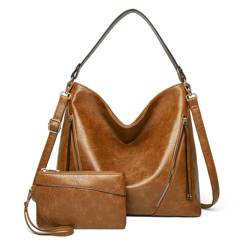 American Casual Style Diagonal Handbag