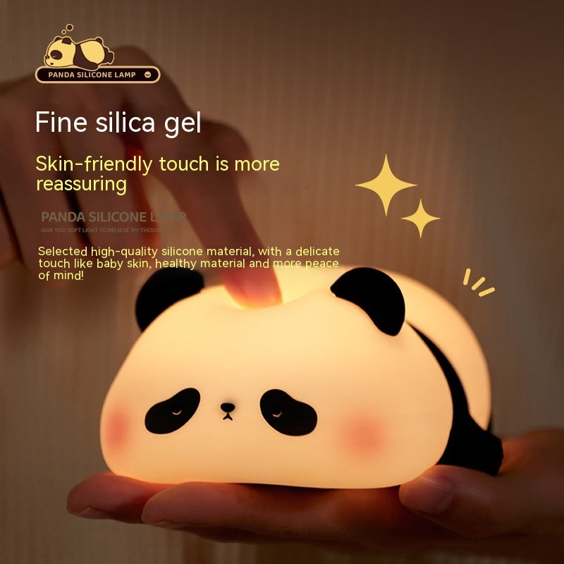 Panda Fat Up To Small Night Lamp Luminous Decompression Ornaments