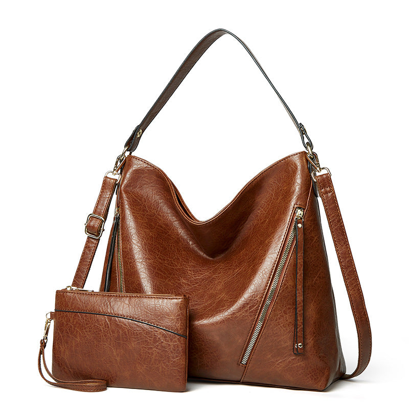 American Casual Style Diagonal Handbag